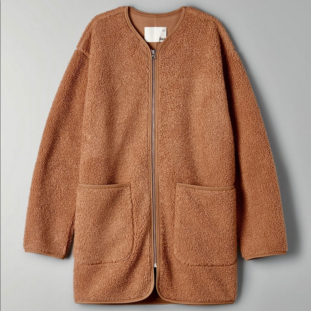 Wilfred Long Sherpa Jacket